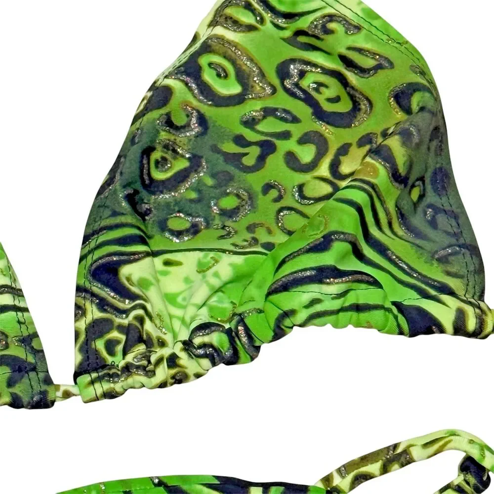 N/A green leopard